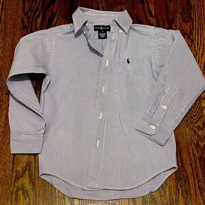 Boys Ralph Lauren striped button up size 6